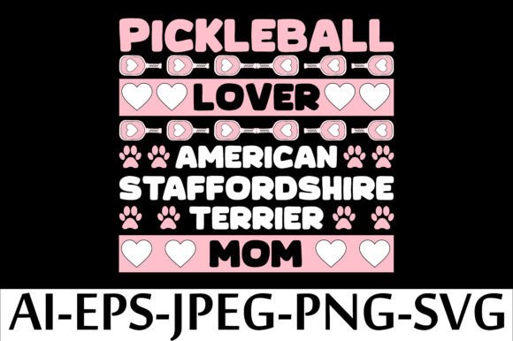 Pickleball Lover Am Staff: Graphics & T-Shirt Designs