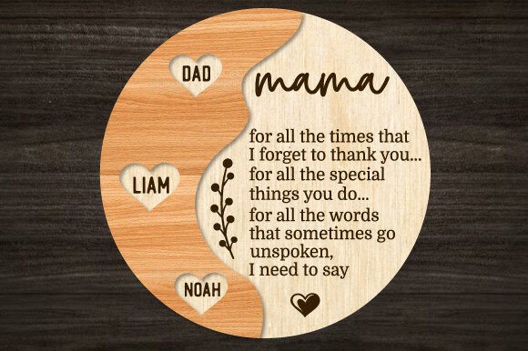 Special Recipe for Mom Laser Cut: A Mother S Day Review